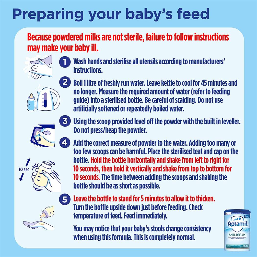 Buy Nutricia Aptamil Anti-Reflux Infant Baby Milk Formula Online in India at uyyaala.com