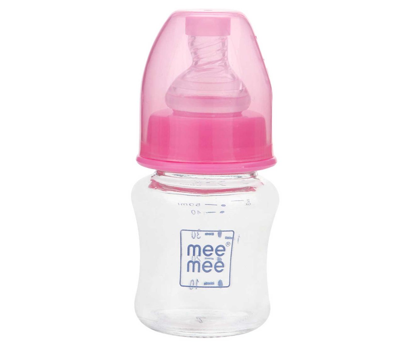 MEE MEE Premium glass feeding bottle for babies, 50ml