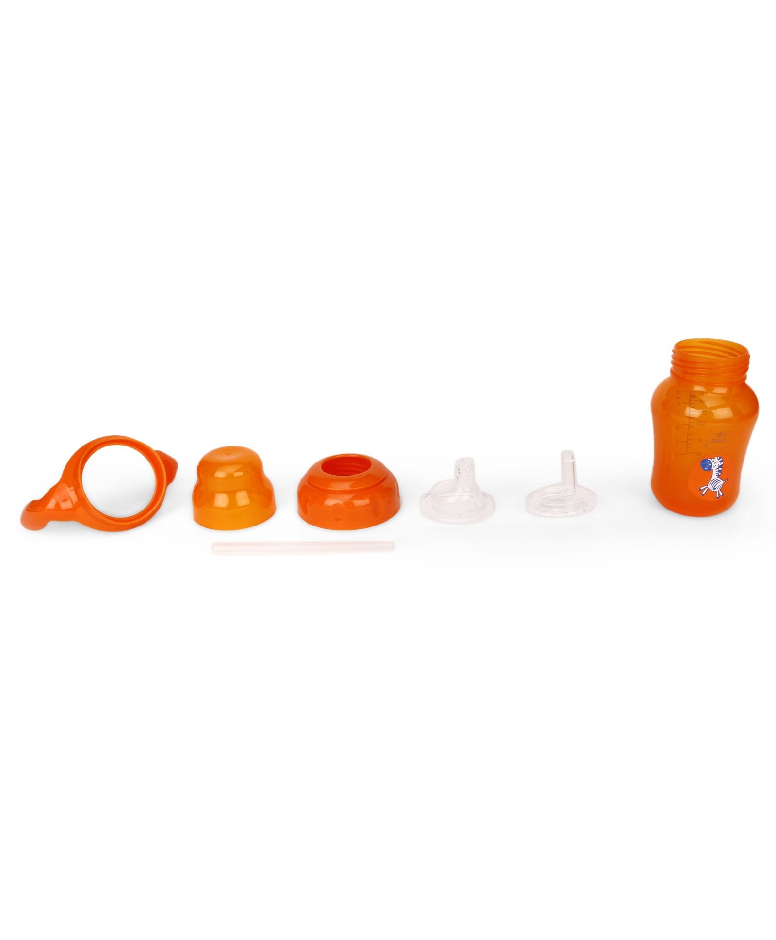 Mee Mee 2 in 1 Spout & straw Sipper Cup 210ml 3m+ Orange