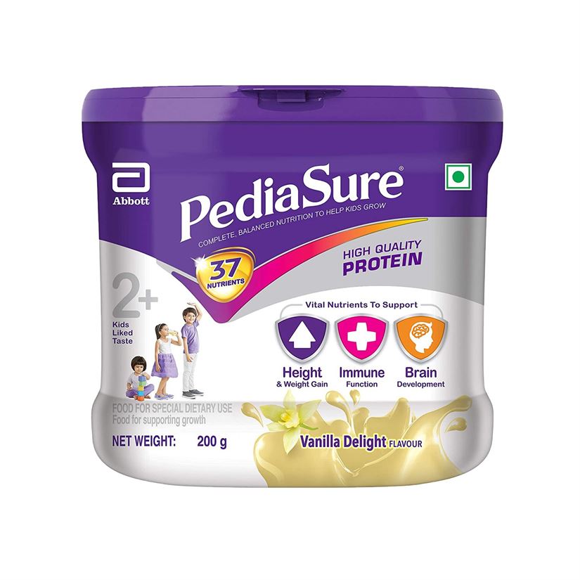 ABBOTT PediaSure Complete Balanced Nutrition To Help Kids Grow With Vanilla Delight Flavour for 2 Years