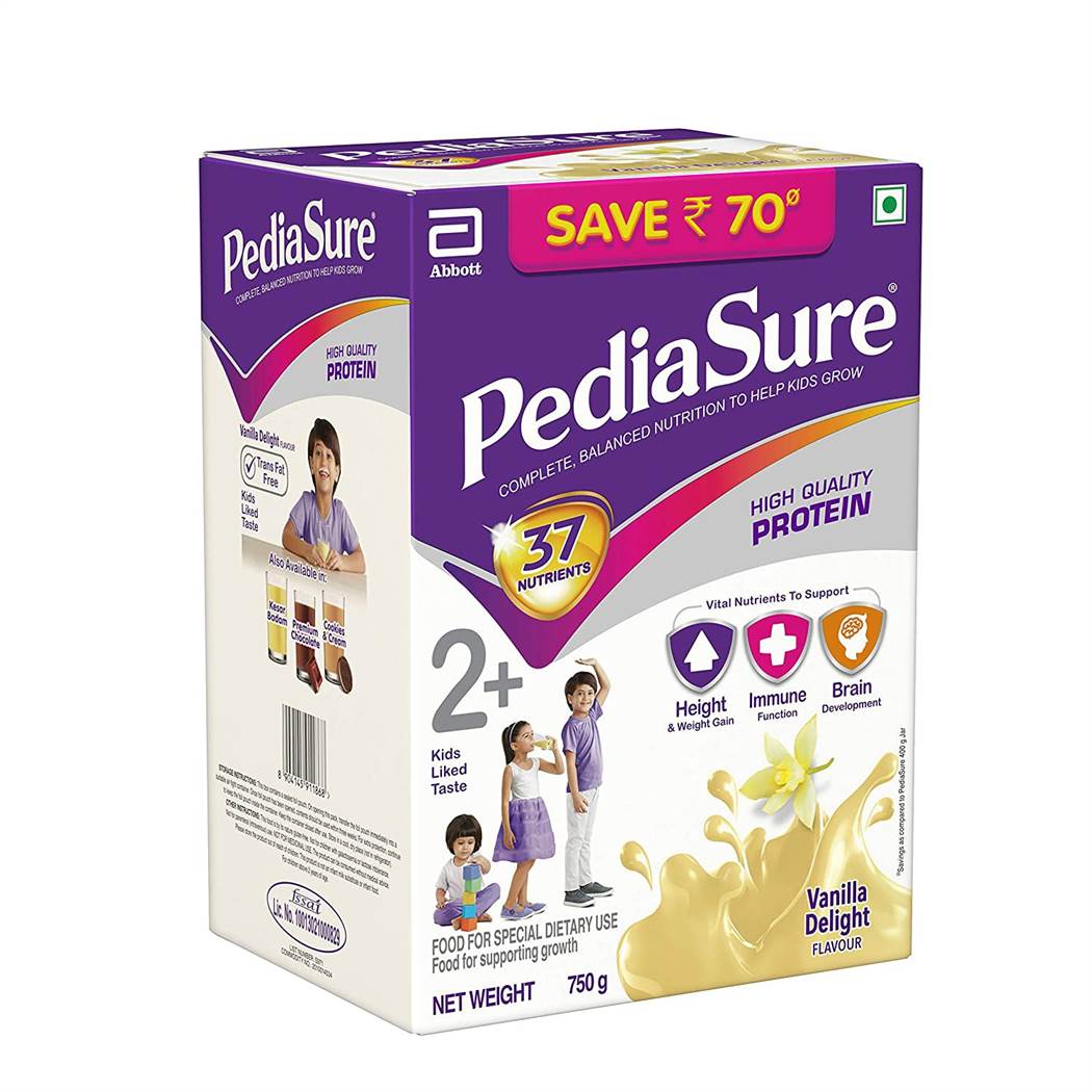 ABBOTT PediaSure Complete Balanced Nutrition To Help Kids Grow With Vanilla Delight Flavour for 2 Years - 750g-uyyala-com.myshopify.com-Food-Abbott