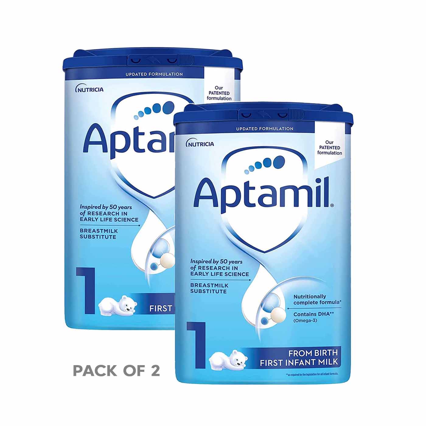 Buy Nutricia Aptamil First Infant Baby Milk from Birth - (Pack of 2) Online in India at uyyaala.com