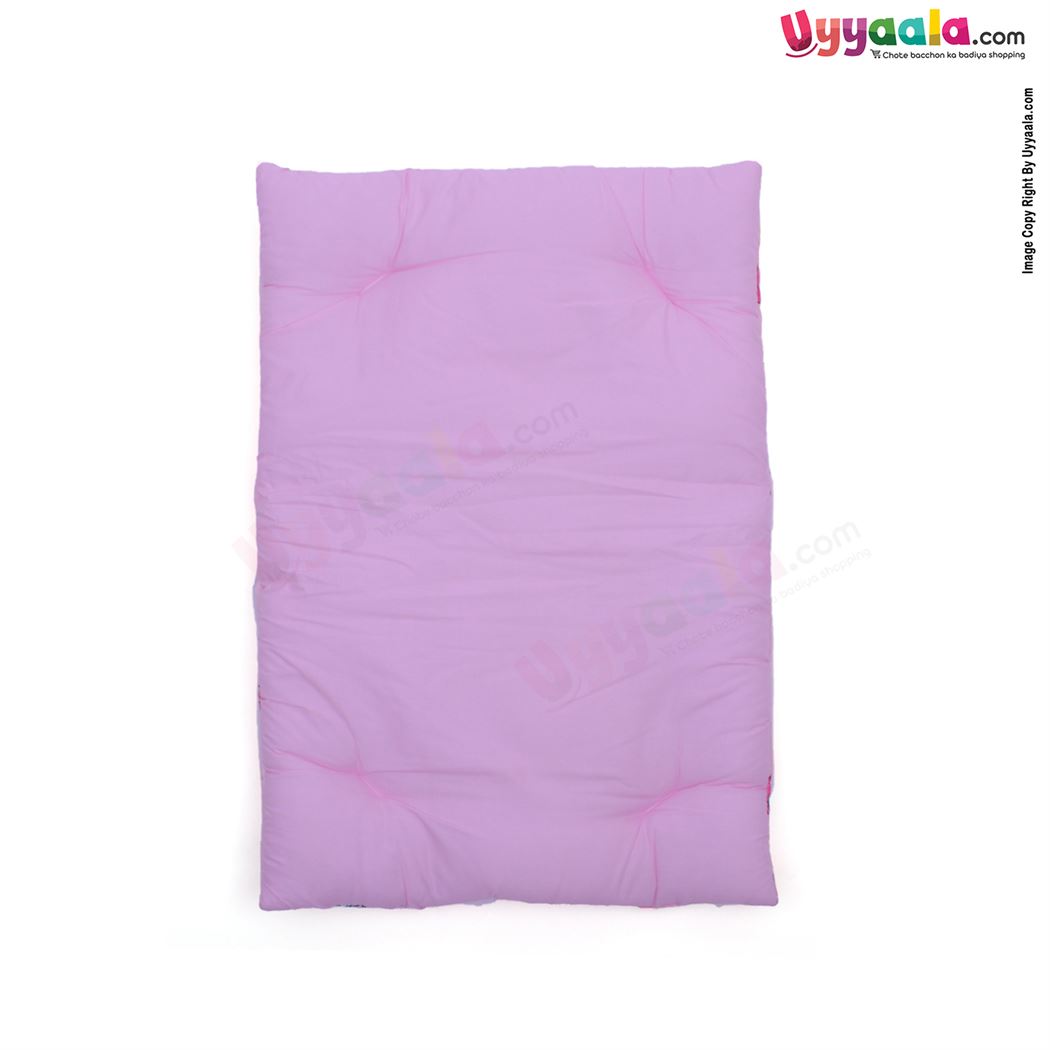 Baby velvet Bedding Set of 4 with Bolster and Pillow, Monkey Print 0 to 12m Age-uyyala-com.myshopify.com-Bedding-Happy Babies