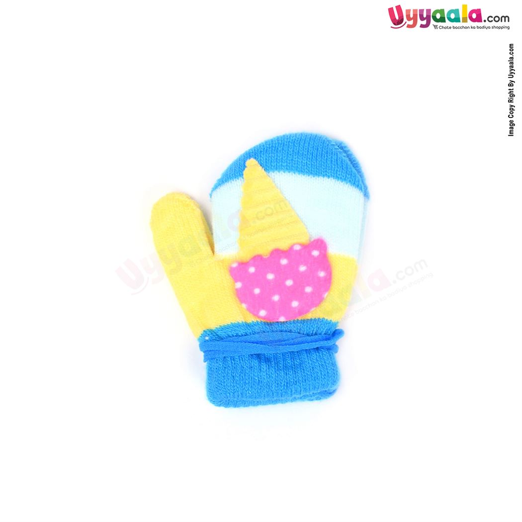 Baby Hand Gloves Ice Cream Character