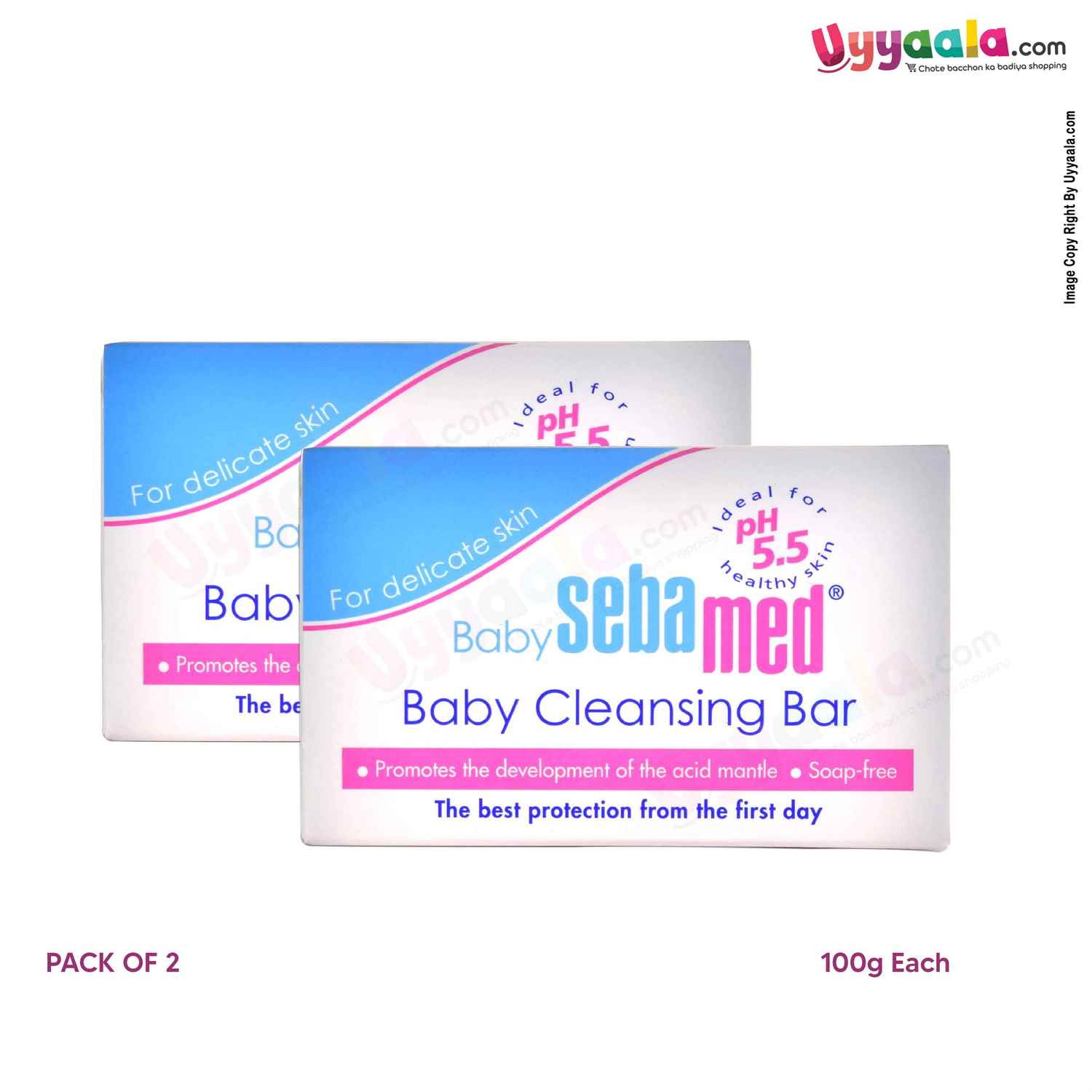 Sebamed Baby Cleansing Bar - 100 gm (pack of 2)