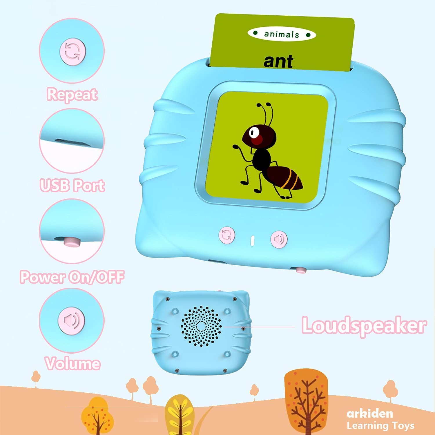 Buy Children's Educational Electronic Flash Card Reading Toy Online in India