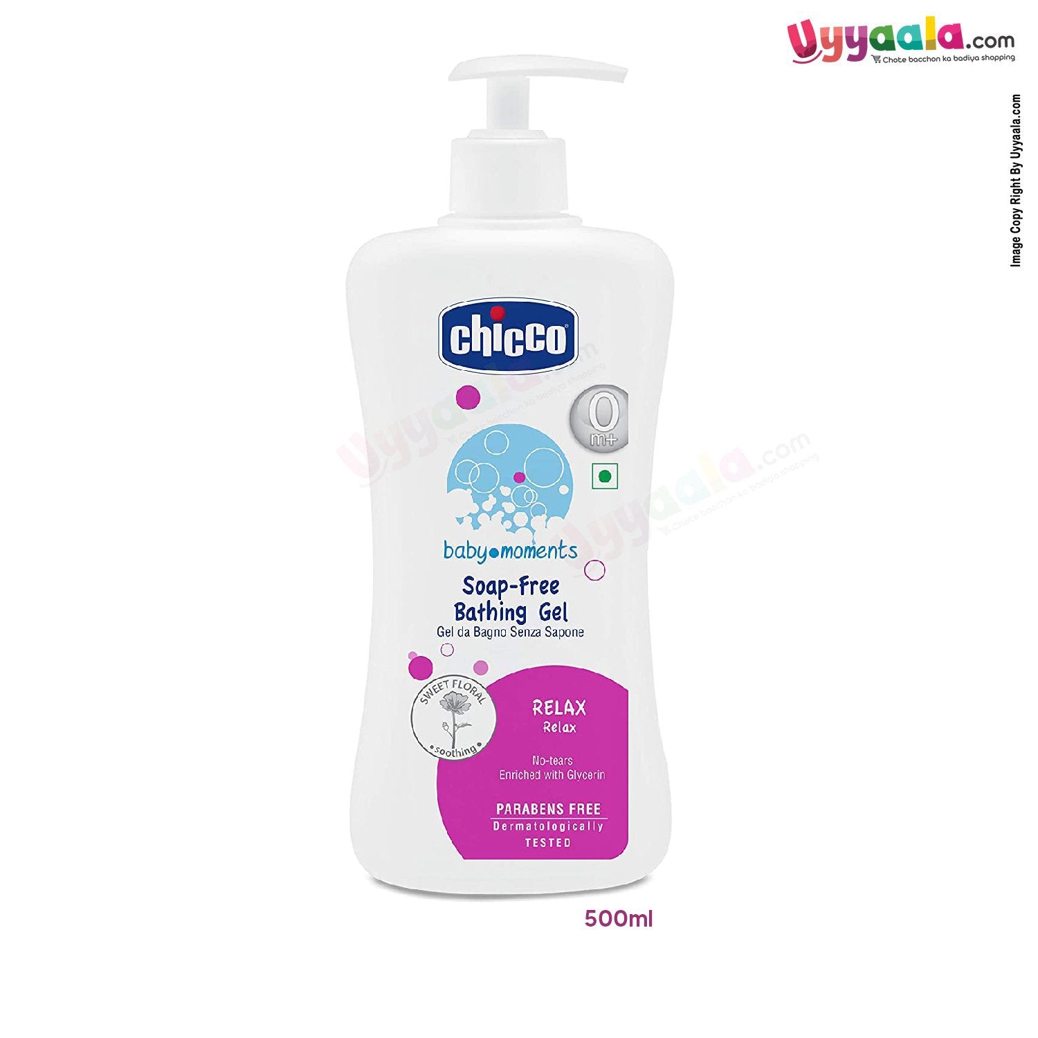 CHICCO Soap Free Bathing Gel Relax