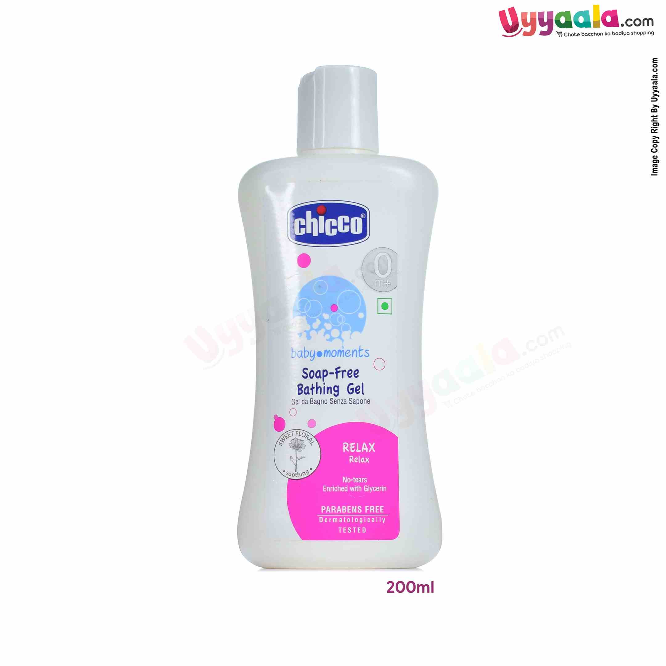 CHICCO Soap Free Bathing Gel Relax