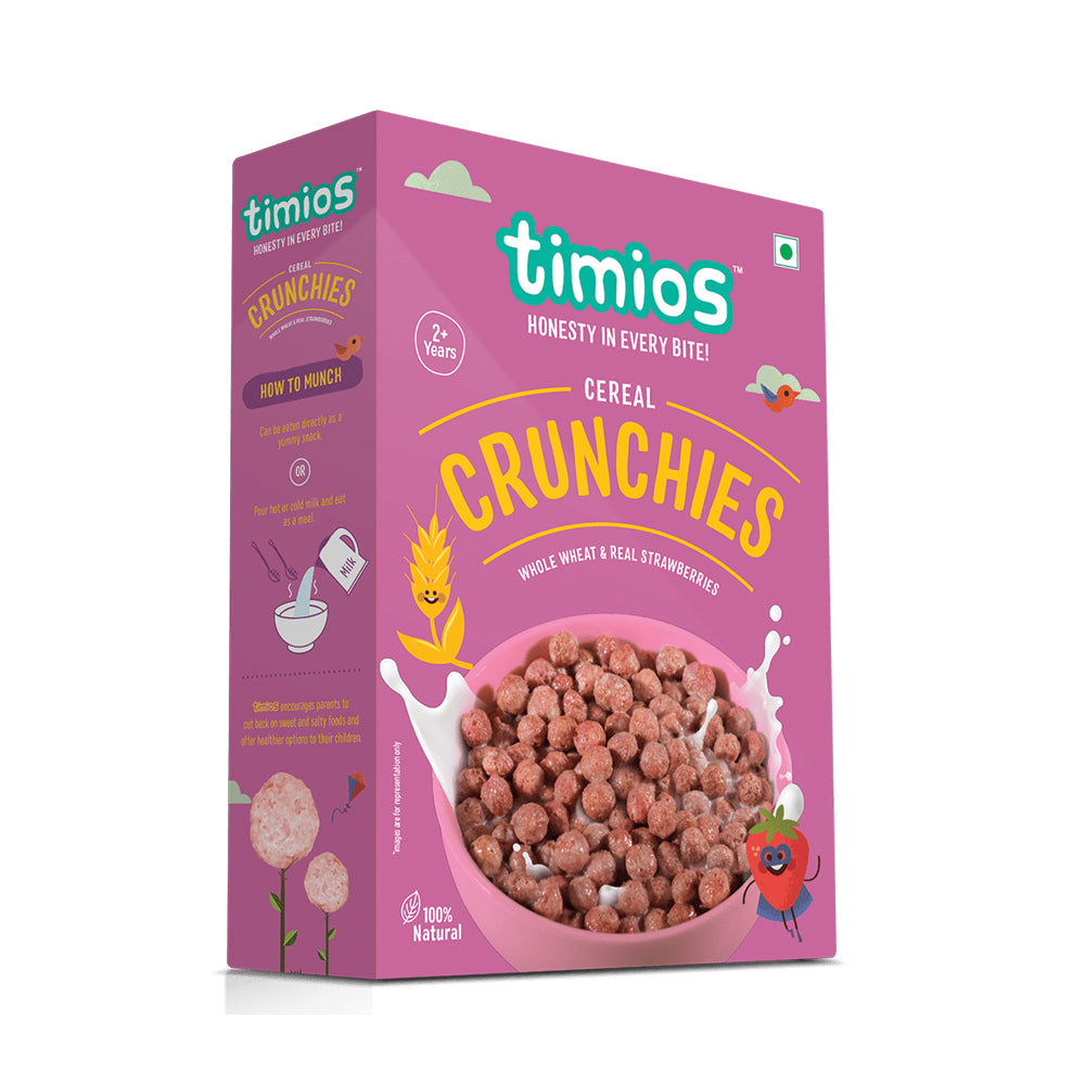 TIMIOS Crunchies Breakfast Cereals 100% Natural & Healthy Food
