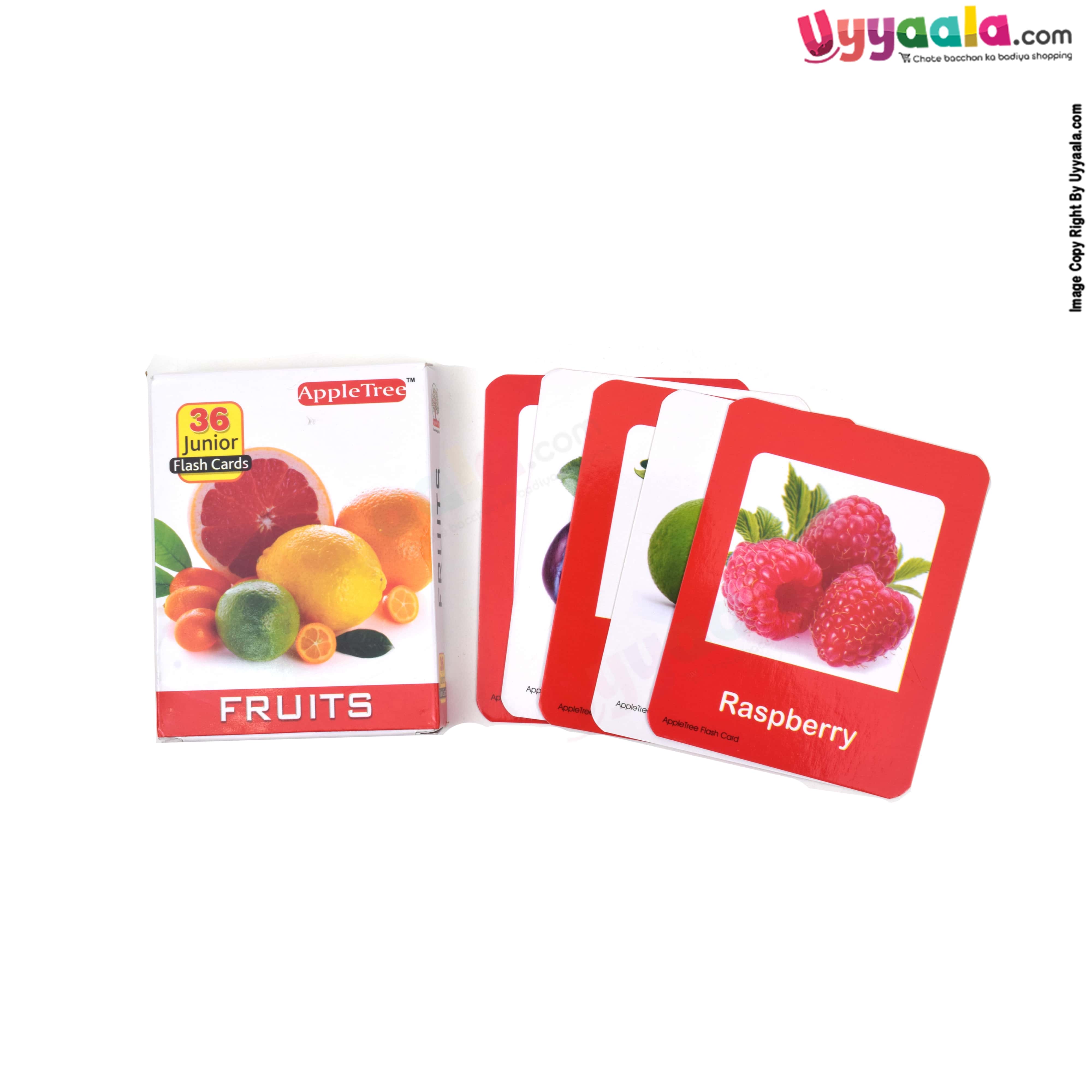 APPLE TREE junior flash cards - fruits