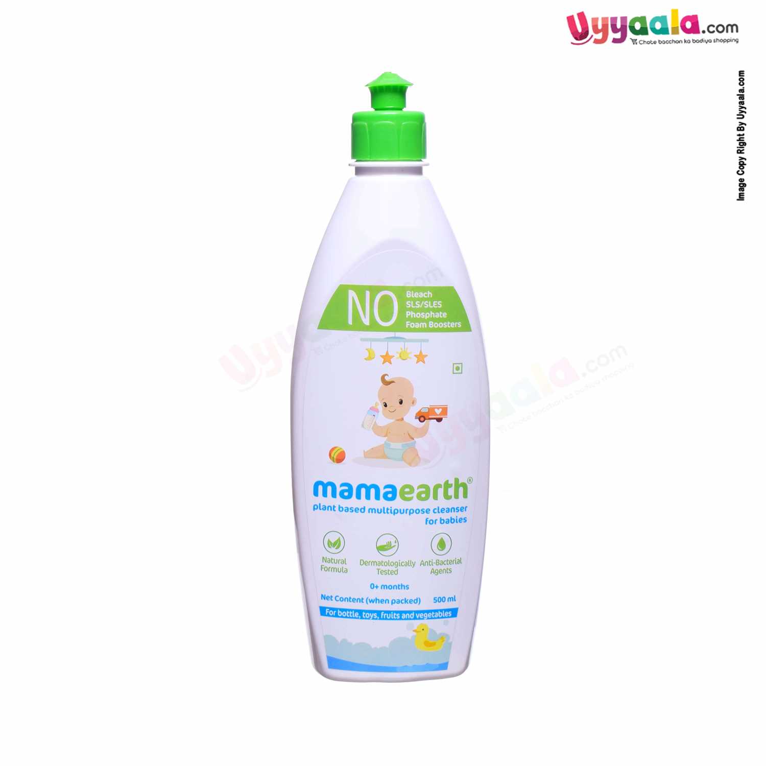 MAMAEARTH Plant Based multipurpose Cleanser for Babies 0+m Age,  500ml