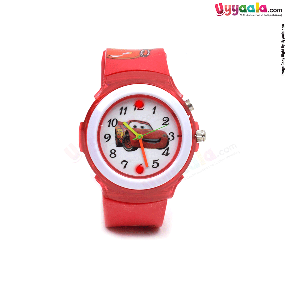 Disneys Cars analog watch with for kids