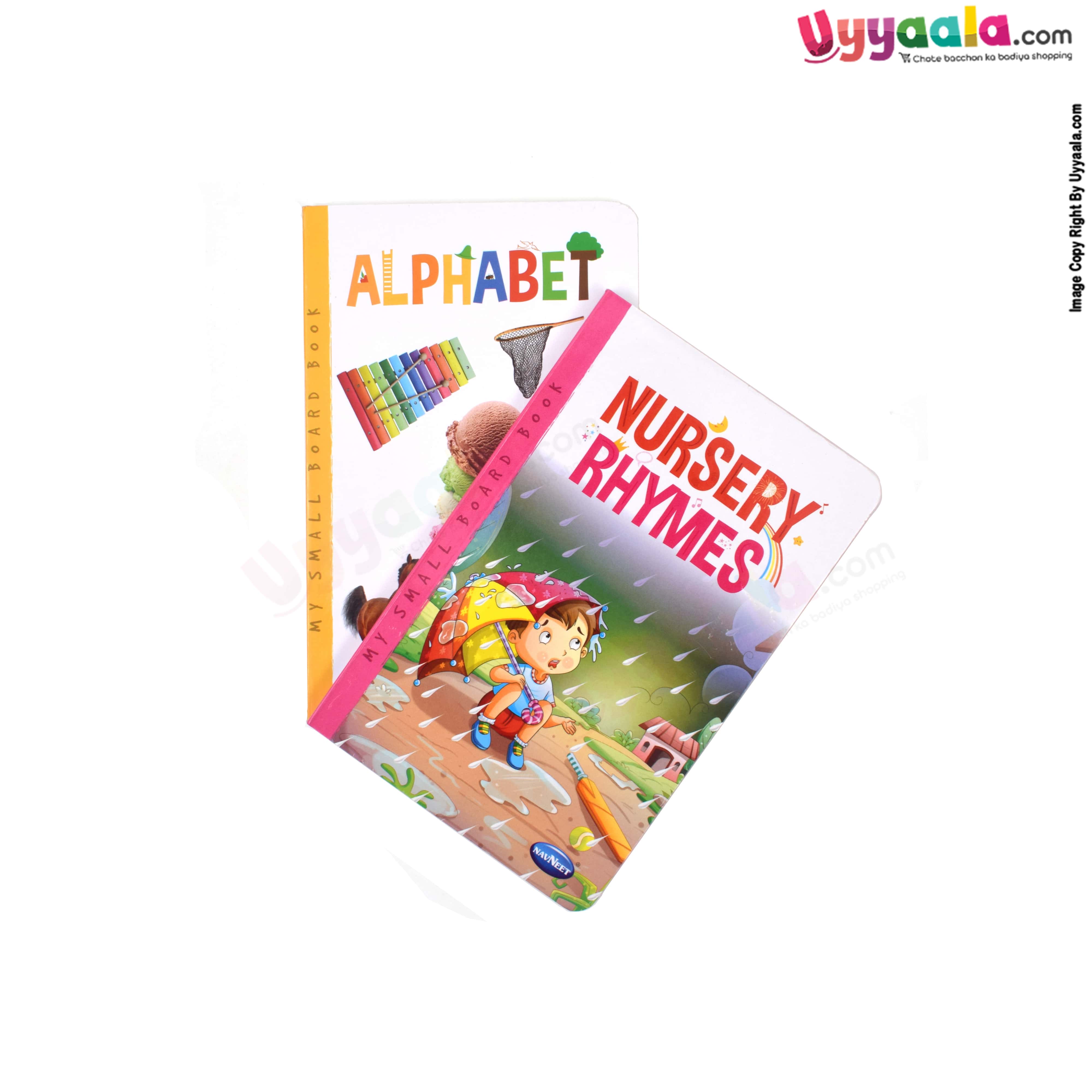 NAVNEET my small board book pack of 2 - nursery rhymes & alphabet