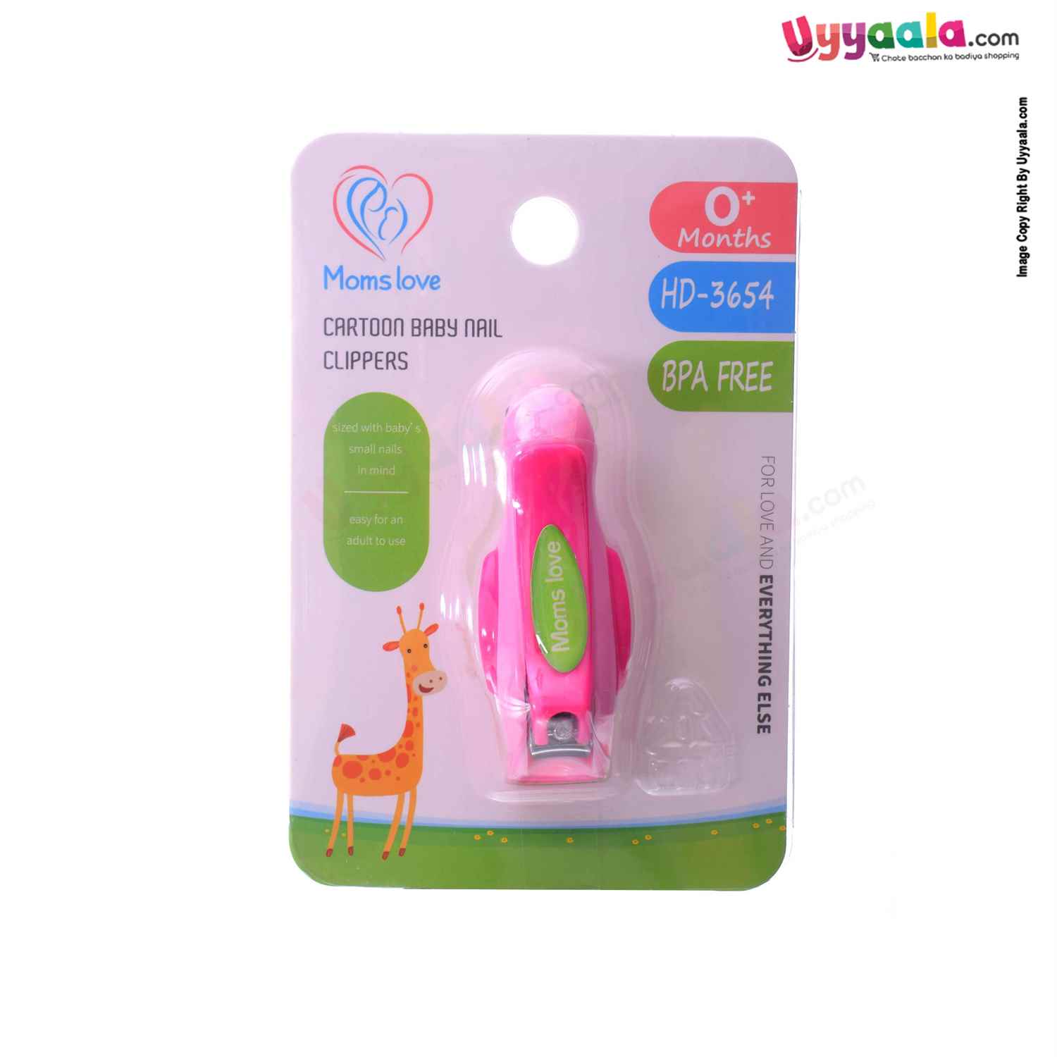 MOMS LOVE Baby Nail Clipper with Dolphin Shape for Babies 0+m Age