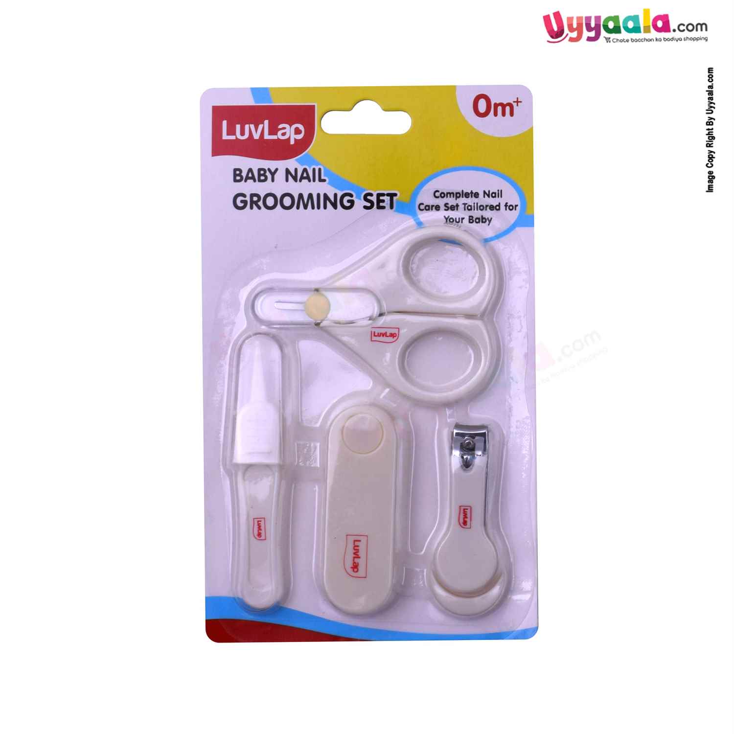 LUVLAP Baby Nail Grooming Set Complete Nail Care for your Baby 0+m Age, White