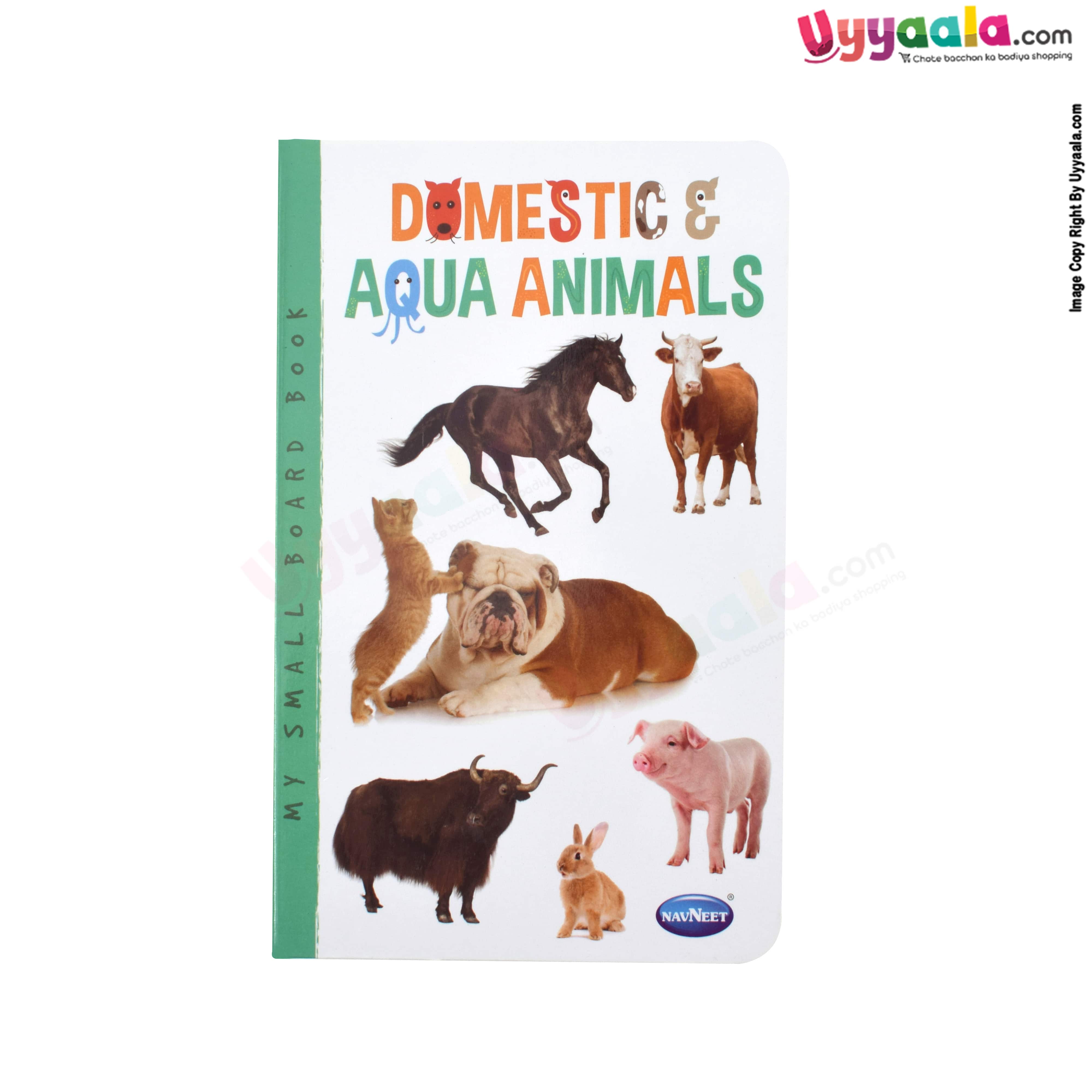 NAVNEET my small board book - domestic & aqua animals