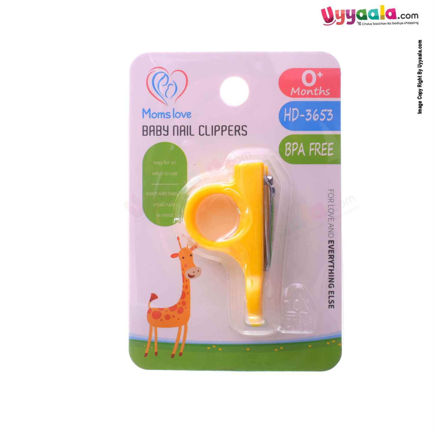 MOMS LOVE Baby Nail Clipper for Babies 0+m Age