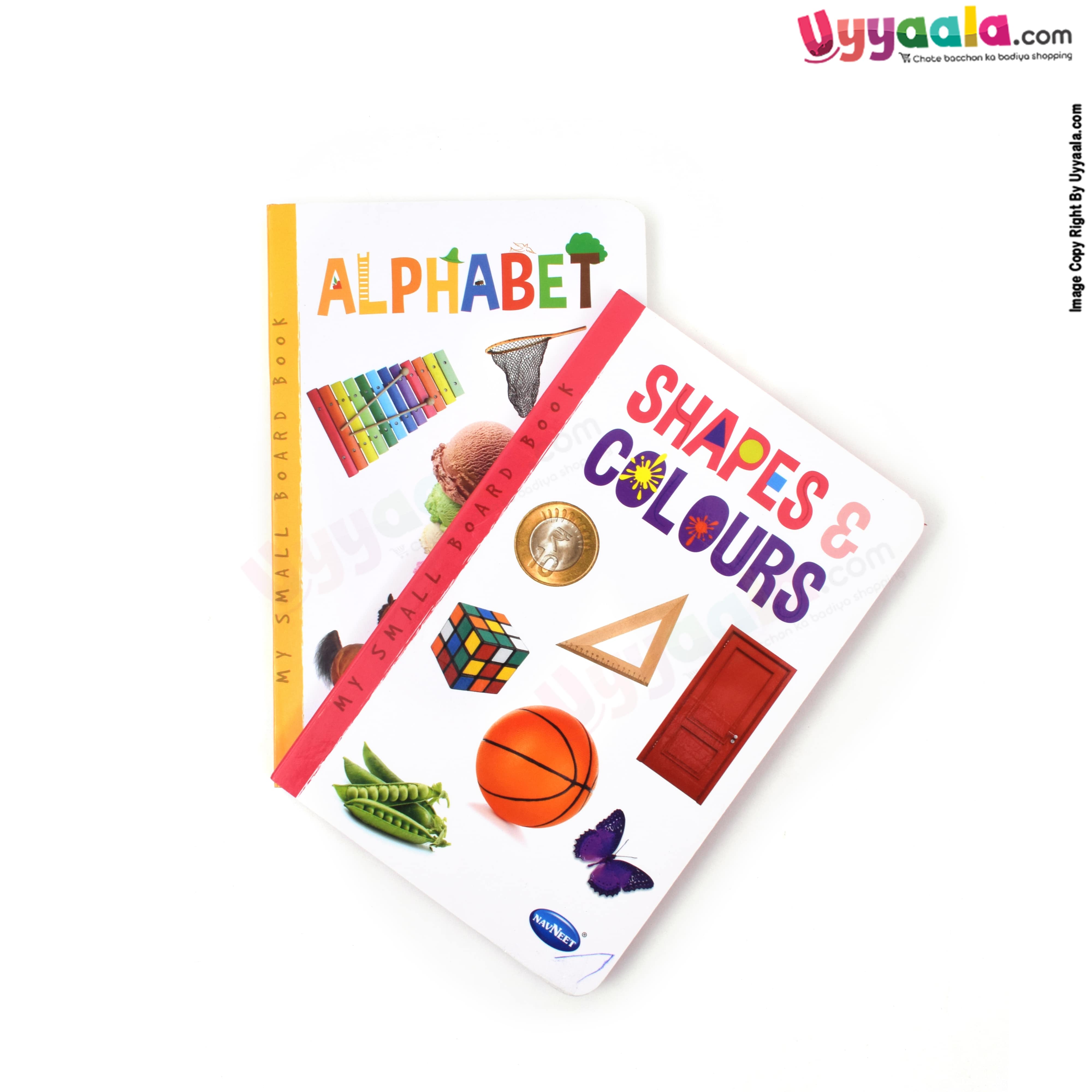 NAVNEET my small board book pack of 2 - shapes & colors & alphabet