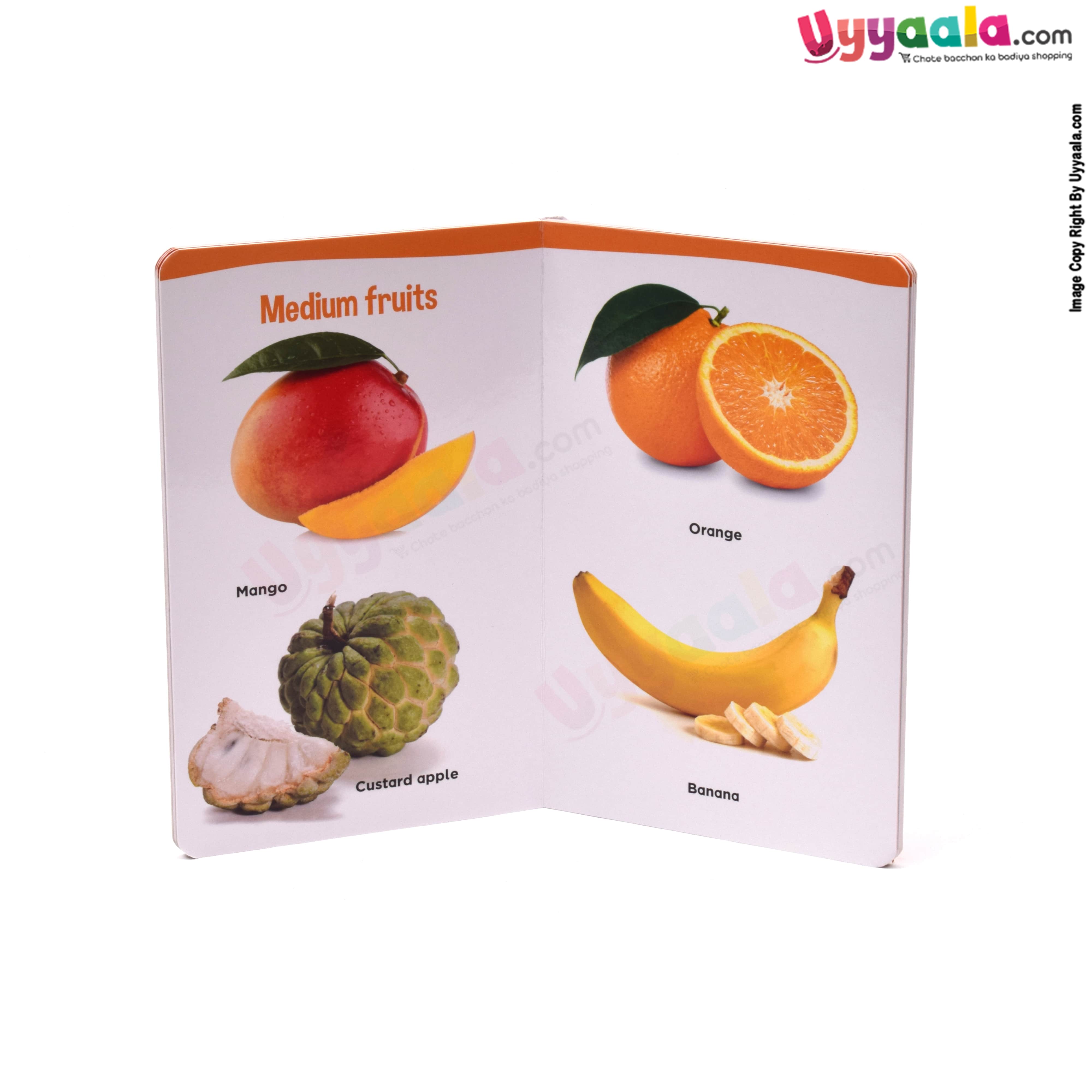 My small board book pack of 2 - fruits & numbers