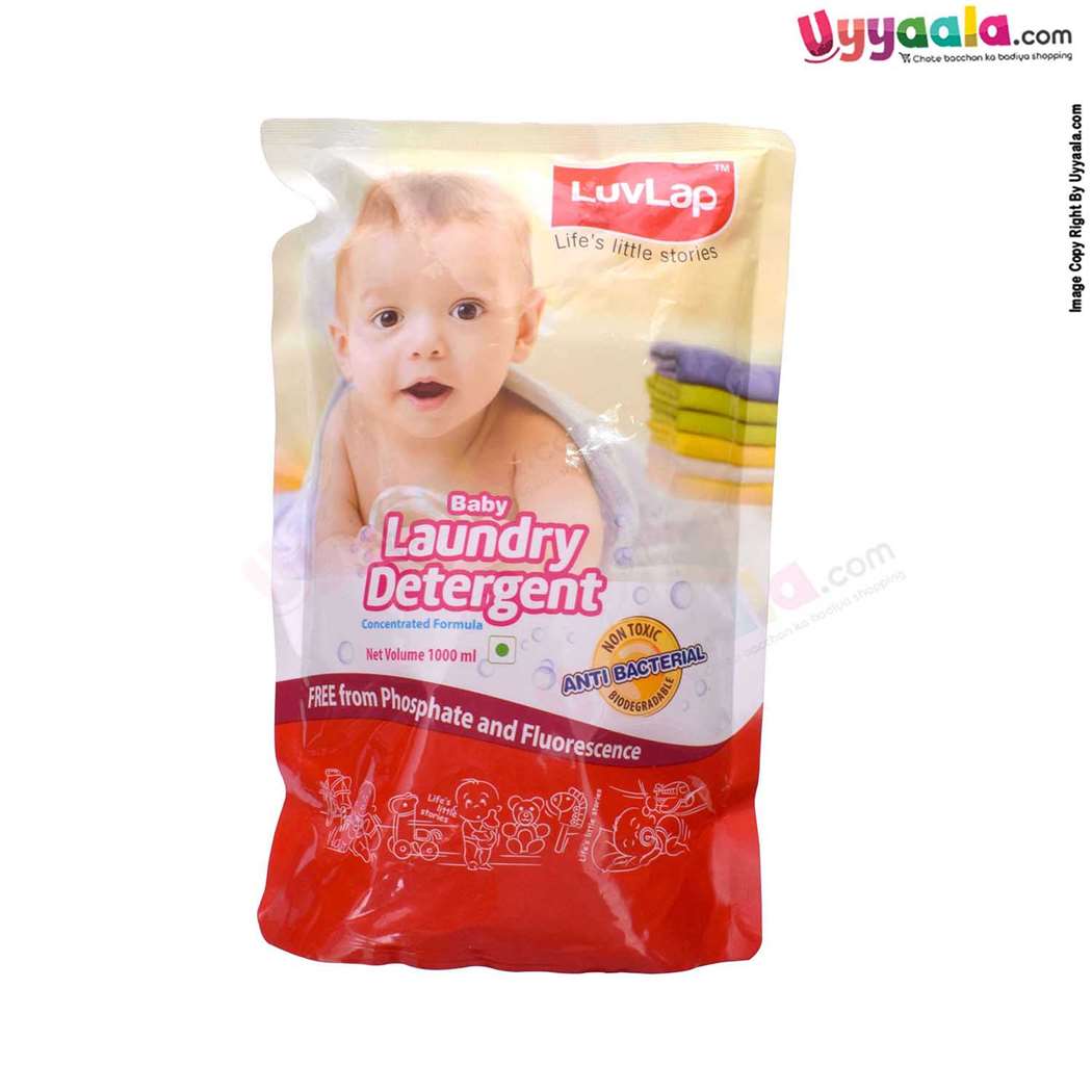 LUVLAP Baby Laundry Detergent Anti Bacterial 1L Refill Pack-uyyala-com.myshopify.com-Laundry Detergent-LuvLap