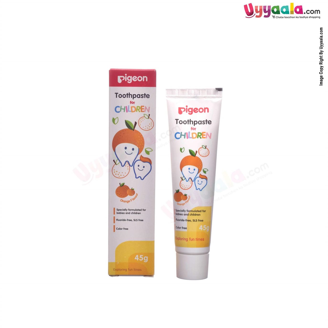 PIGEON Toothpaste for Children Orange - 45g-uyyala-com.myshopify.com-Toothpaste-Pigeon