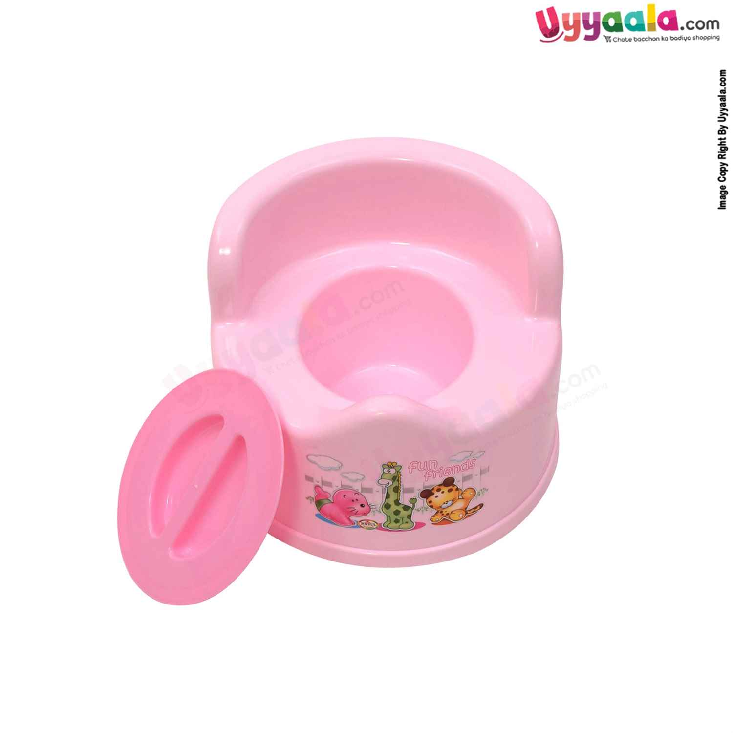 JOYFUL Baby Potty Training Seat with Lid for 5+m Age - Pink