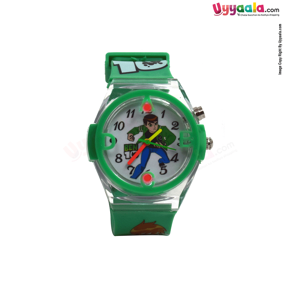 Ben 10 Kids Digital Backlight Wrist Watch with Reflex Strap