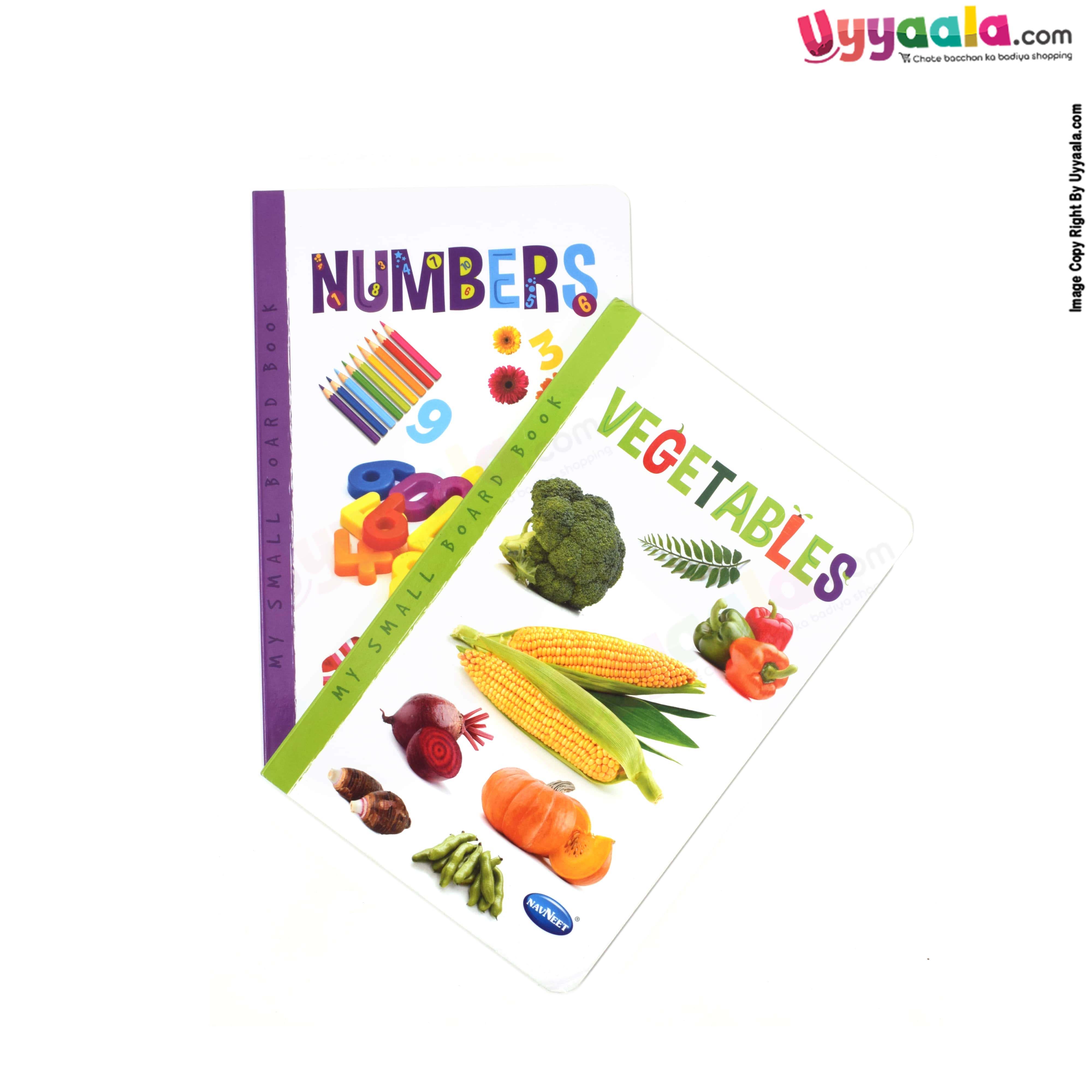 NAVNEET my small board book pack of 2 - vegetables & numbers