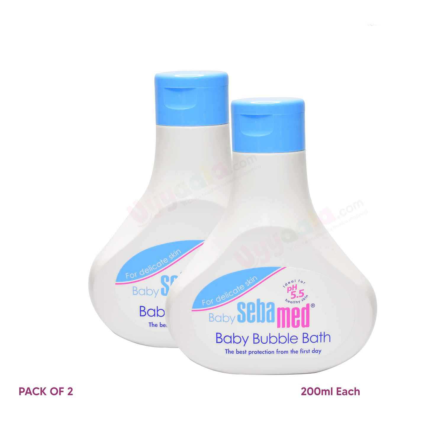 SEBAMED Baby Bubble Bath Extra Mild Pack of 2 (200ml Each)