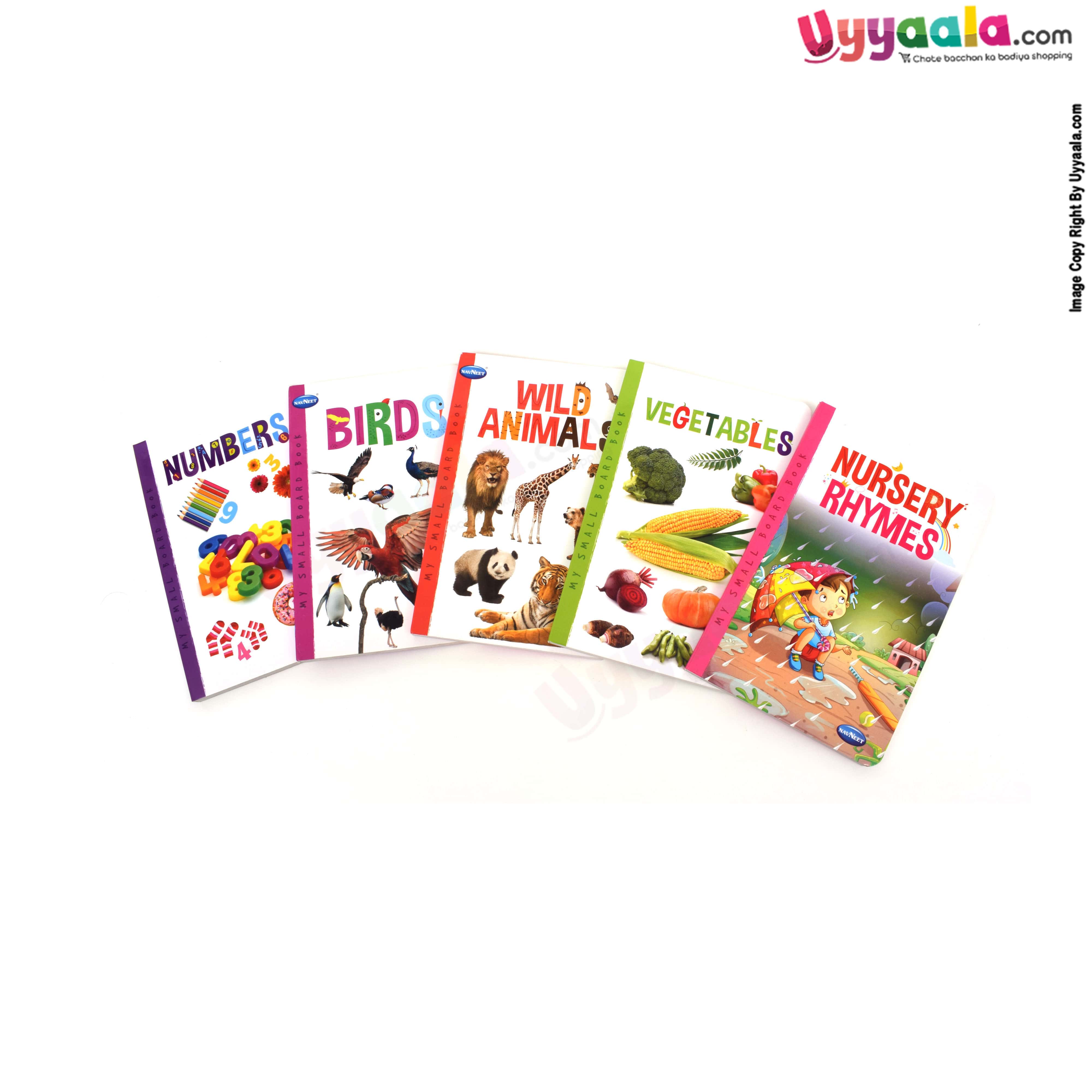 NAVNEET my small board books pack of 5 - 1 - 5 years