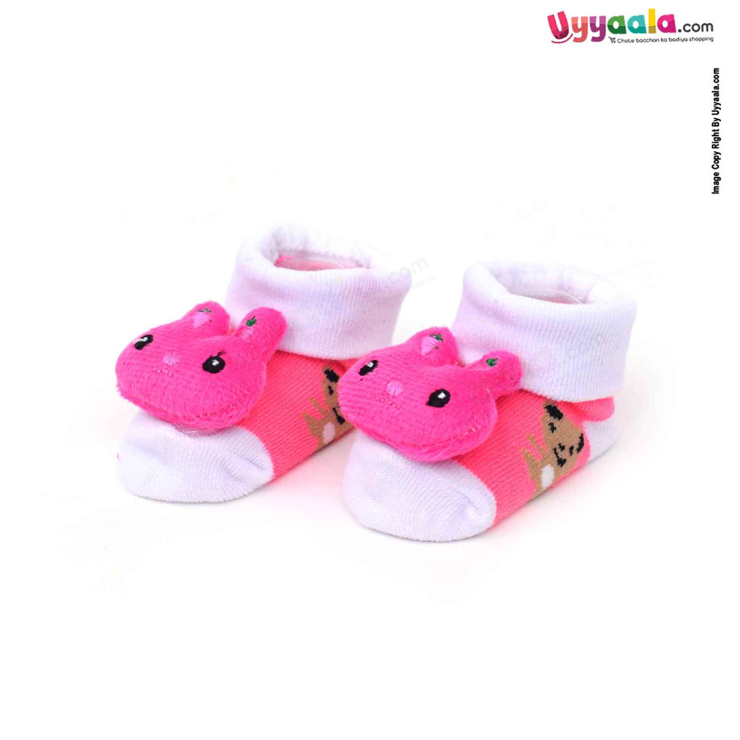 ALYAJOY Baby Socks With Rabbit Character 0 to 12m Age