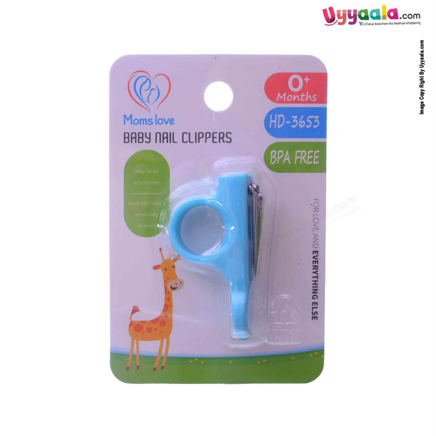 MOMS LOVE Baby Nail Clipper for Babies 0+m Age
