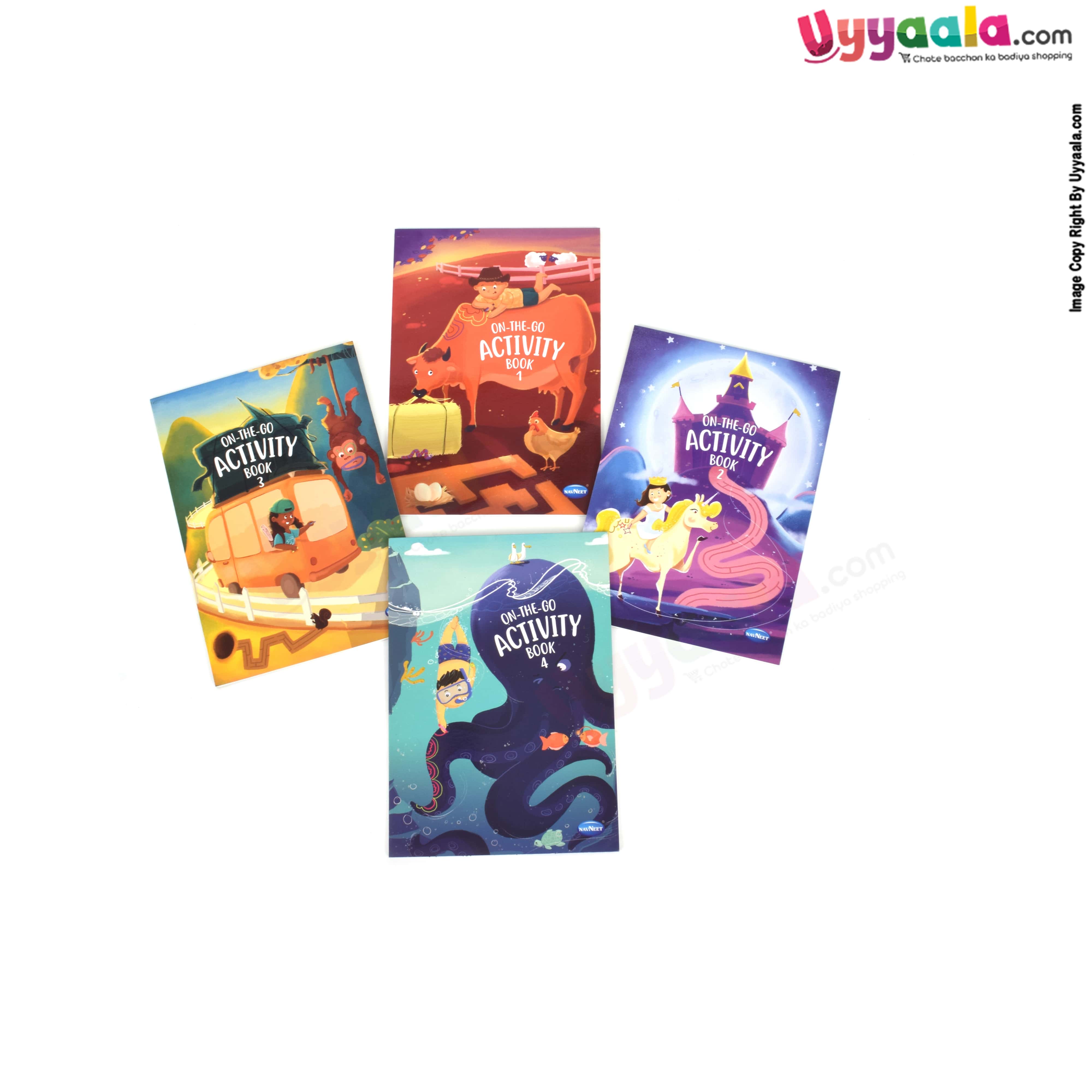 NAVNEET on - the - go activity book, Pack of 4 - 4 volumes