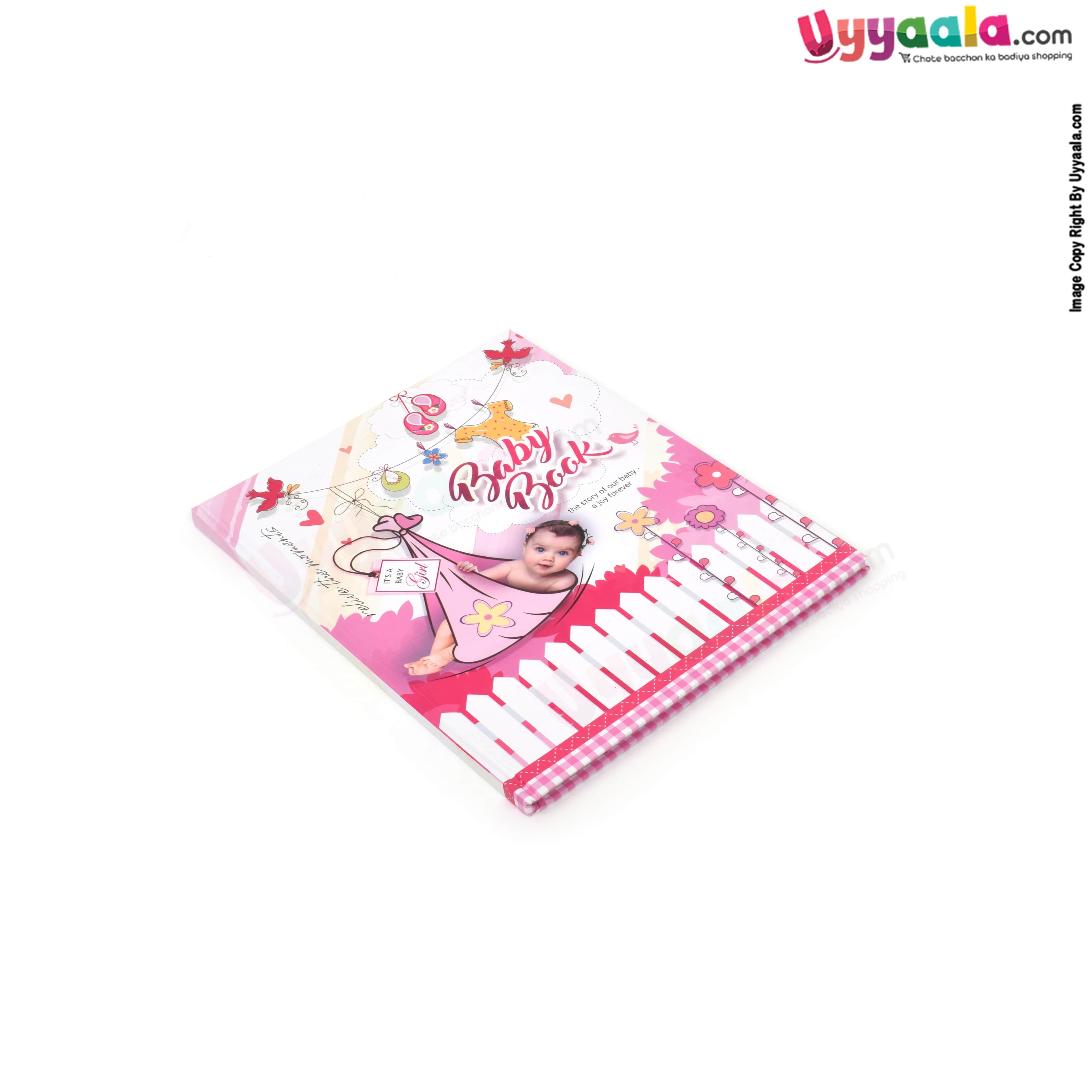 BABY record book for baby memories - it's a baby girl