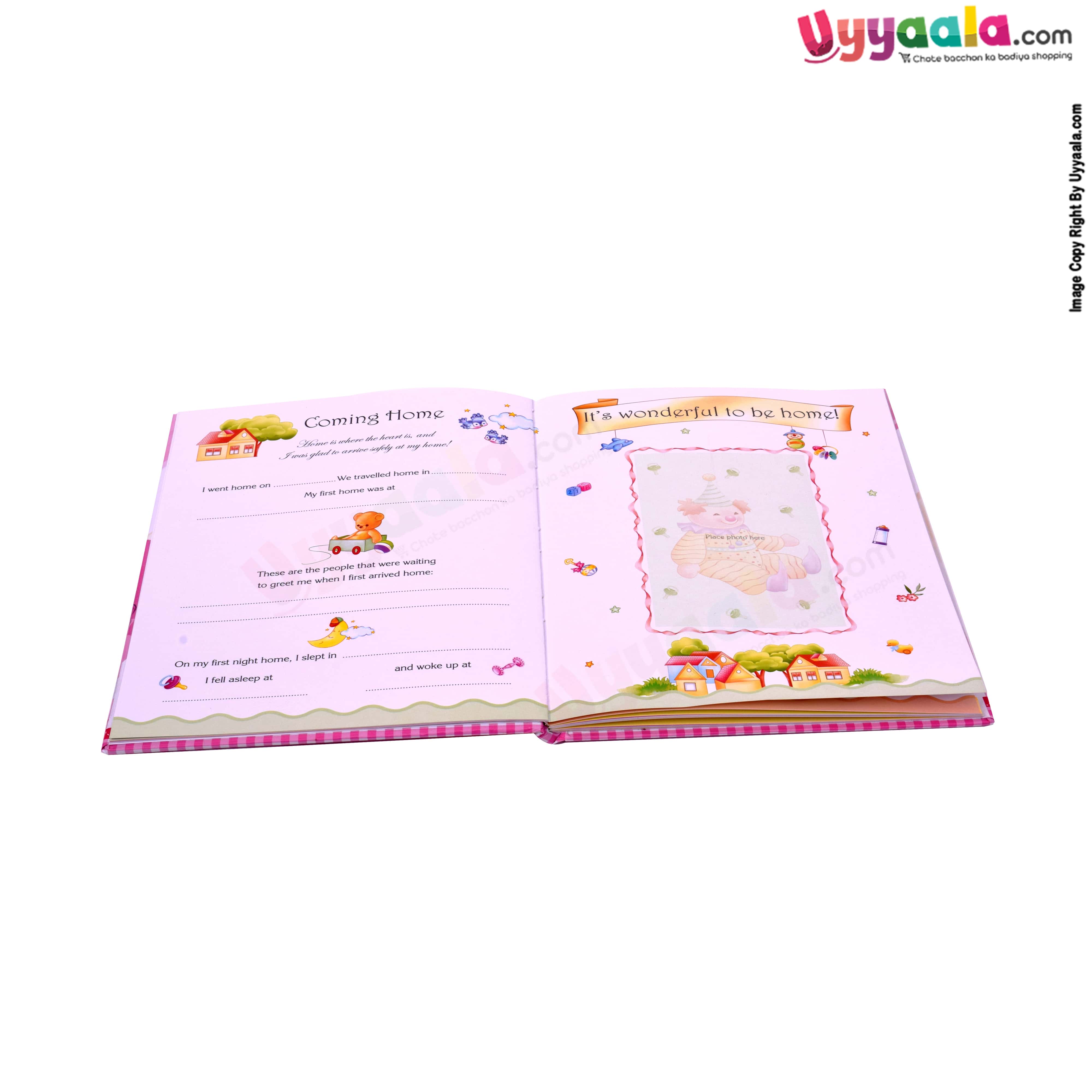 BABY record book for baby memories
