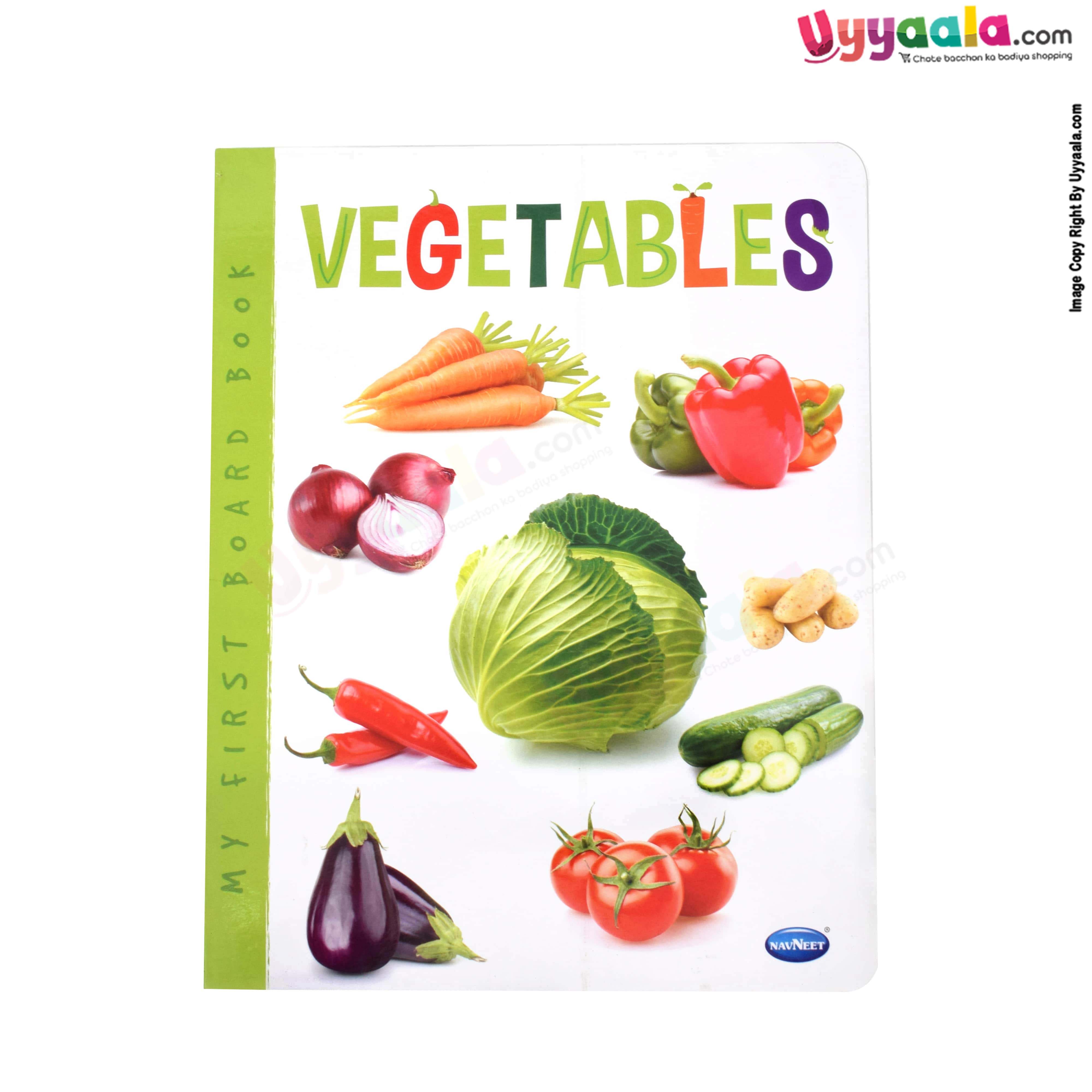 NAVNEET my first board book vegetables- 2+ years