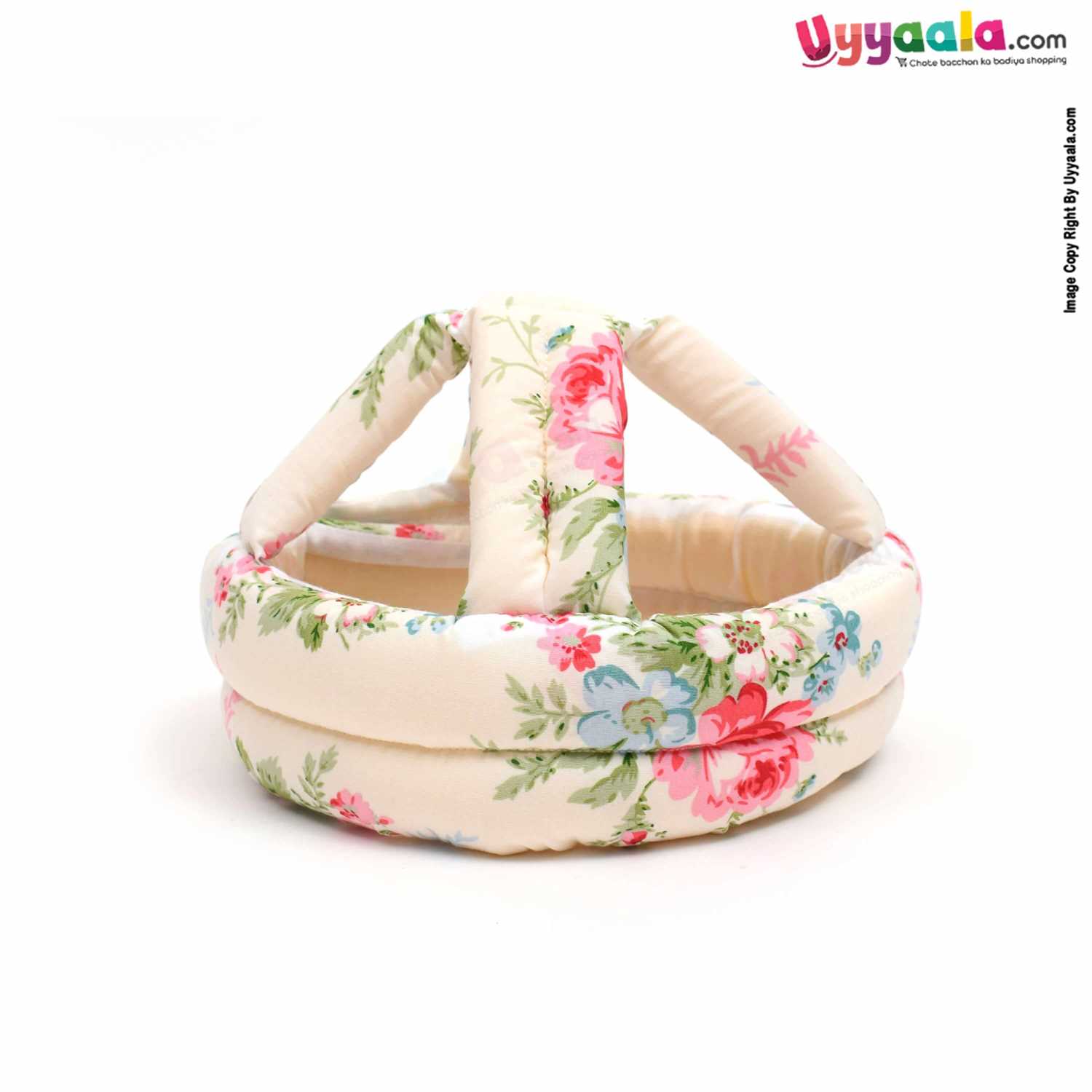 Baby Safety Helmet for Bump - Free Protection and 100% Cotton Floral Print