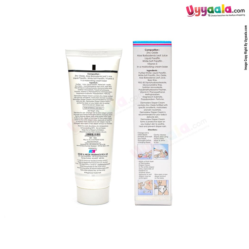 DERMADEW Diaper Rash Cream - 50g Tube-uyyala-com.myshopify.com-Creams and Lotions-Derma Dew