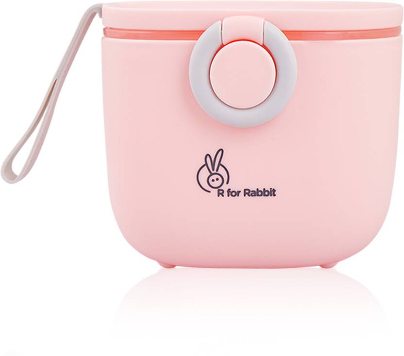 R FOR RABBIT First Feed Box (Feeding Bowl) For Babies - Pink, 0m+