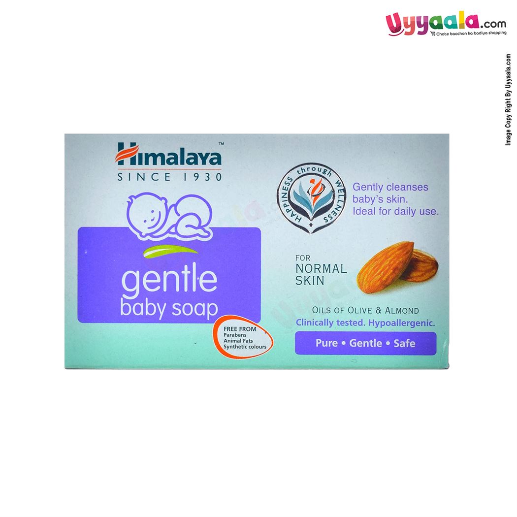 HIMALAYA Gentle Baby Soap Olive & Almond - 75g-uyyala-com.myshopify.com-Soap & Wash-Himalaya