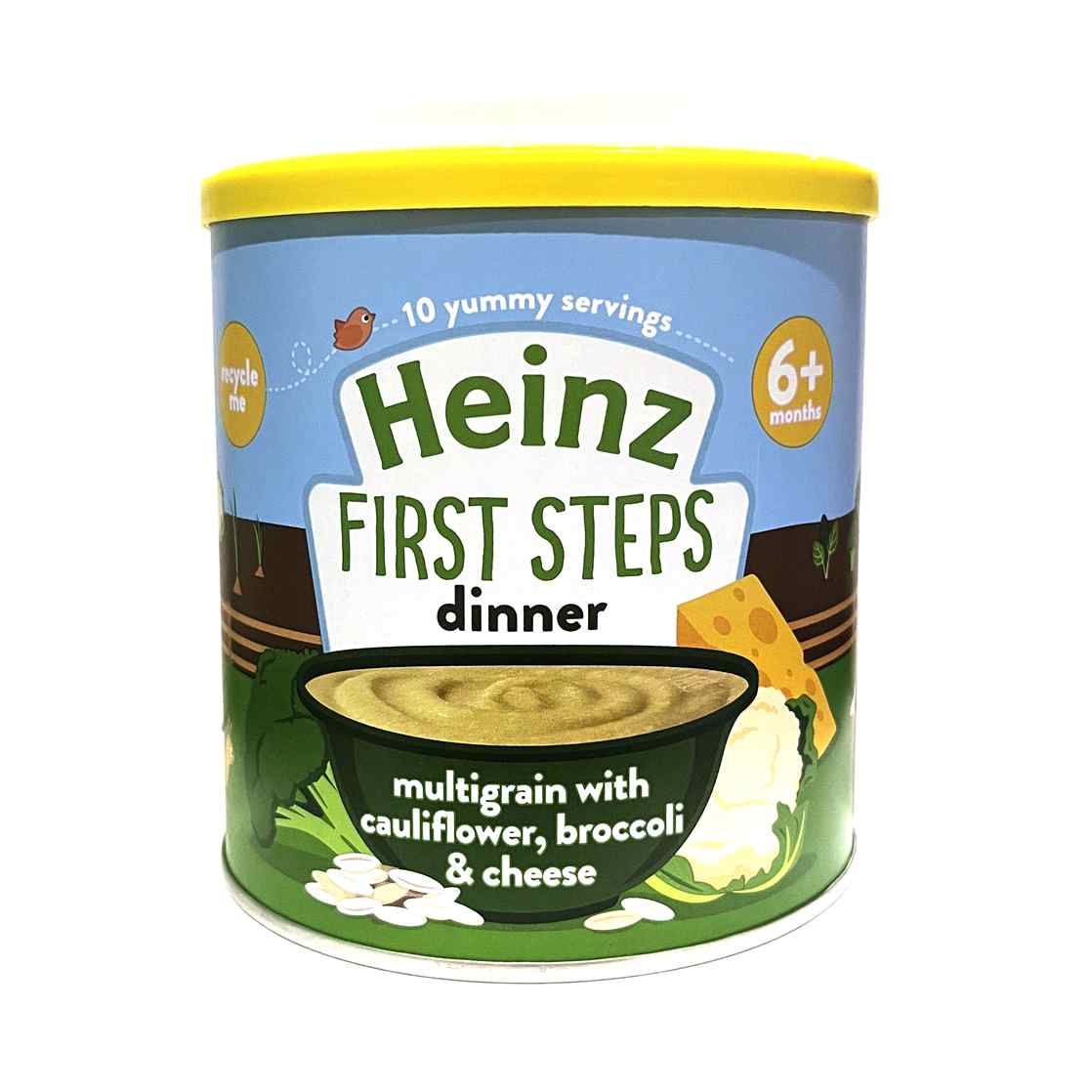 Heinz First Steps Multigrain with Cauliflower, Broccoli & Cheese For Babies - 200g 6m+