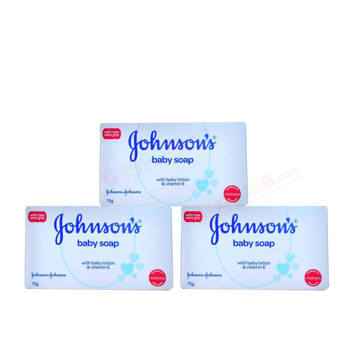 JOHNSONS Baby Soap Pack of 3 (100g Each)