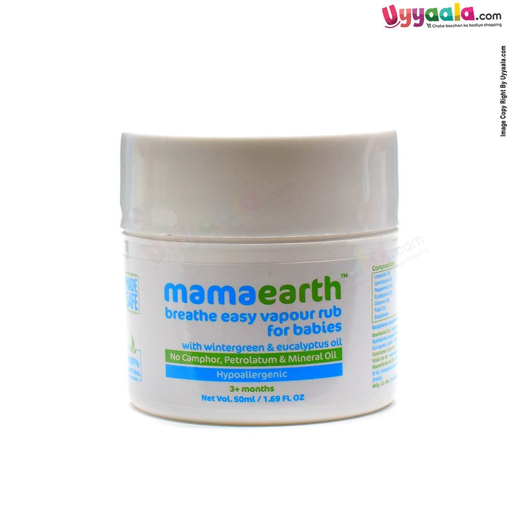MAMAEARTH Breathe Easy Vapour Rub Eucalyptus Oil