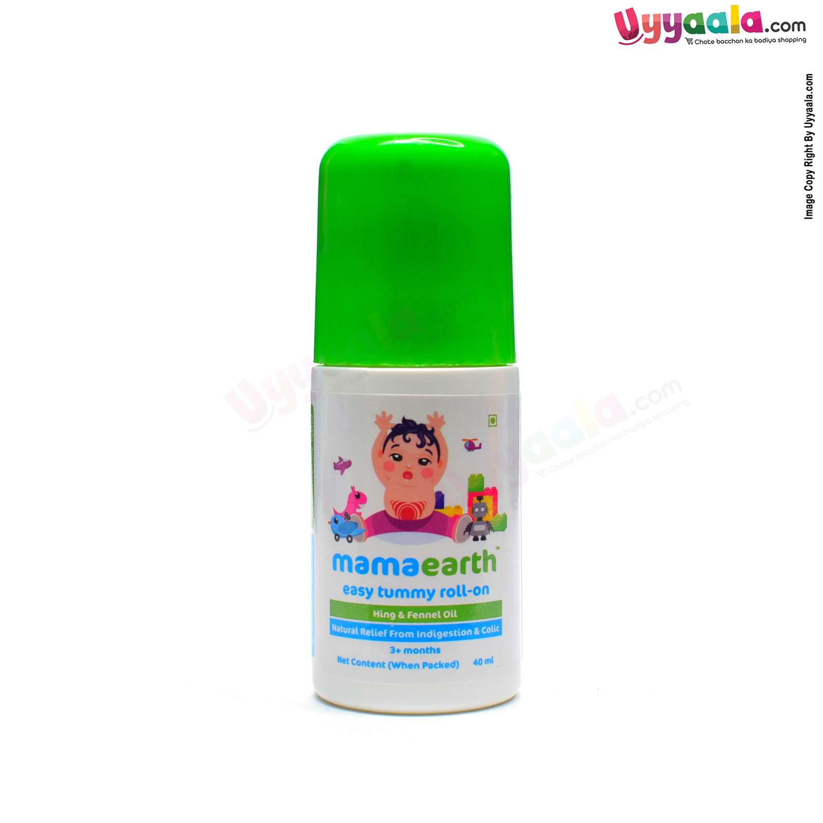 Mamaearth Baby Tummy Roll On for Indigestion and Colic Relief - 40ml
