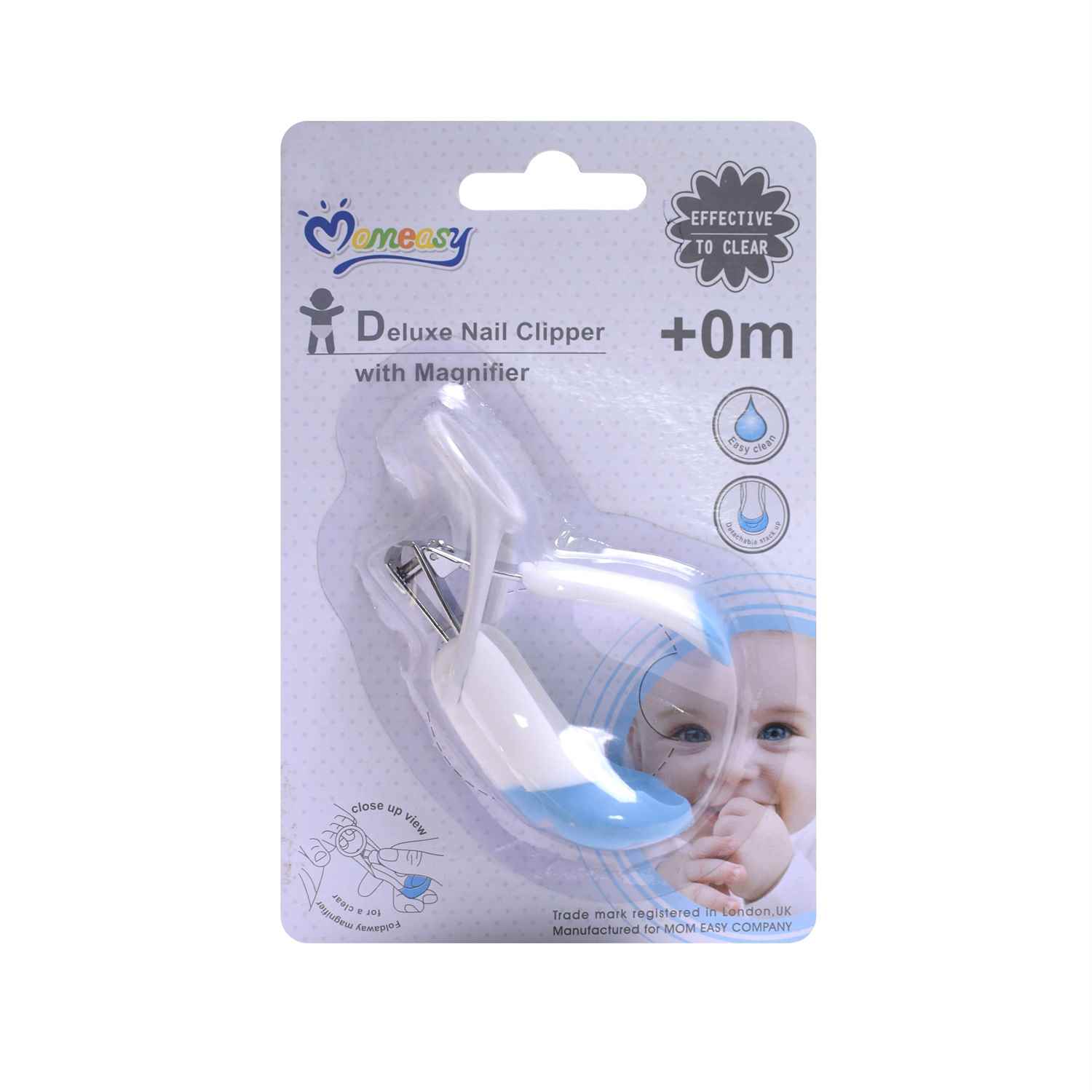 MOMEASY Deluxe Nail Clipper With Magnifier 0+m Age