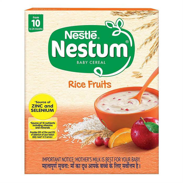 Nestle Nestum Baby Cereal Rice Fruits (10 to 24Months) -300g
