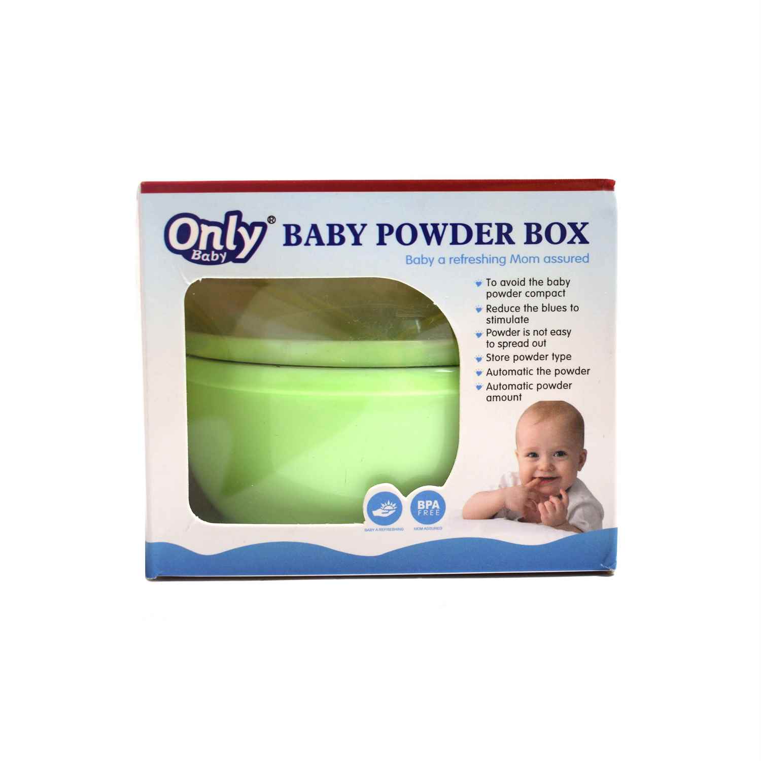 ONLY BABY Powder Box With Puff