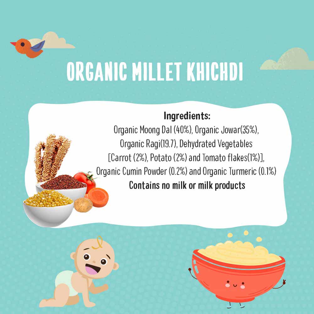 Timios Organic Millet Khichdi Porridge - 10 Months +