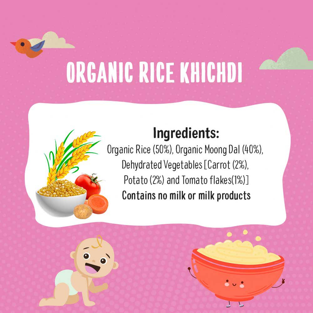 Timios Organic Rice Khichdi Porridge - 10 Months +
