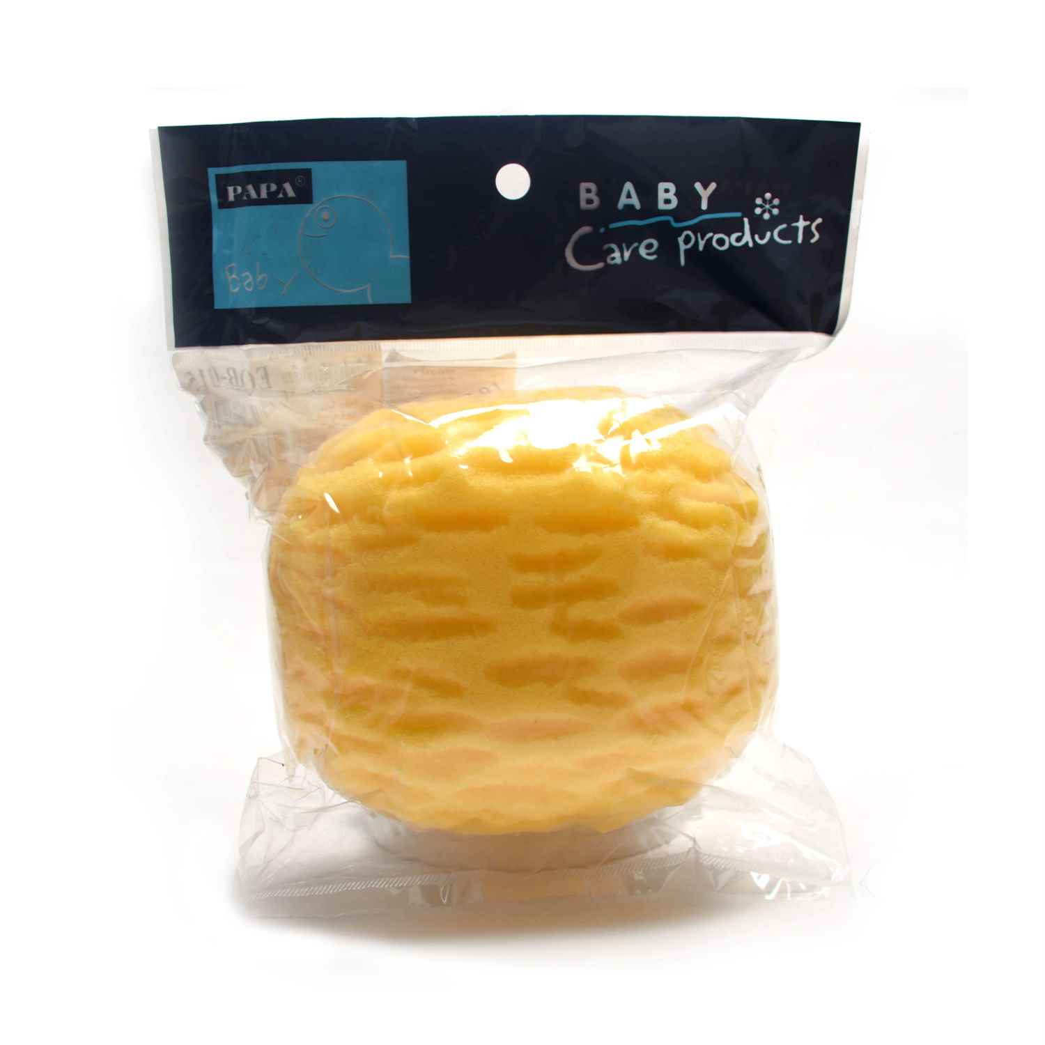 PAPA BABY Bath Sponge - Yellow
